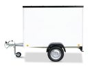 TPV Kofferanhänger 750kg KT-EU2 Doppelflügeltür Rechts Geschlossen Ungebremst Weiß – Bild 2