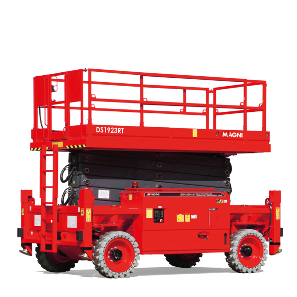 MAGNI DS1923RT Diesel-Scherenarbeitsbühne geländegängig 19,0 mtr.