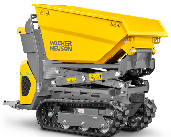 Wacker Neuson DT05e zero emission Minidumper mit Hochkippmulde 500kg Zuladung