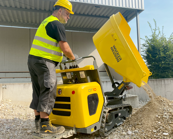 Wacker Neuson DT10 Minidumper mit Drehkippmulde 1.000kg Zuladung