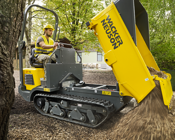 Wacker Neuson DT15 Kettenumper mit Frontkippmulde 1.500kg Zuladung