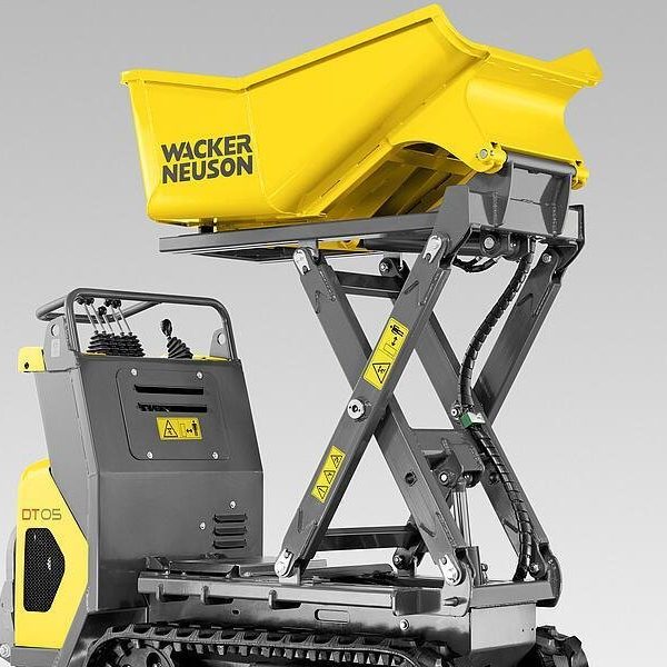 Wacker Neuson DT08 Minidumper mit Hochkippmulde 800kg Zuladung