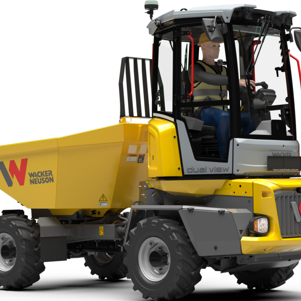 Wacker Neuson Dual View Raddumper DV45 mit Drehkippmulde 4.200kg Zuladung