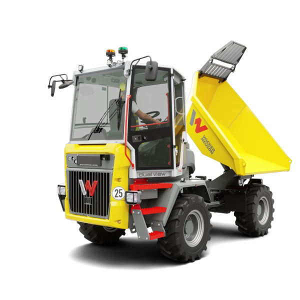 Wacker Neuson Dual View Raddumper DV60-2 mit Drehkippmulde 6.000kg Zuladung