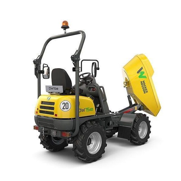 Wacker Neuson Elektro-Raddumper DW15e mit Drehkippmulde 1.500kg Zuladung