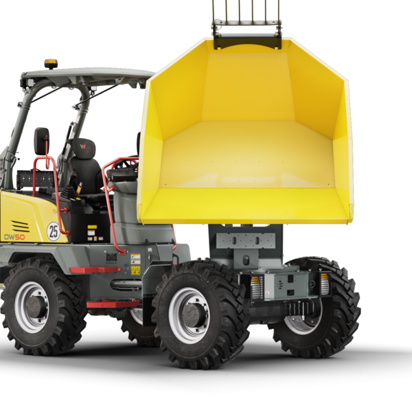 Wacker Neuson Raddumper DW50-2 mit Drehkippmulde 5.000kg Zuladung