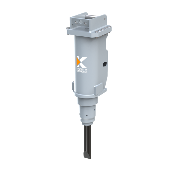 KINSHOFER KSB 2 mit MS01 oder MS03 | Hydraulikhammer incl. Kopfplatte mit 100 kg