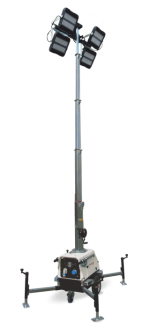 PRAMAC / Generac Linktower T4 UFO elektrischbetriebener Lichtmast – Bild 2