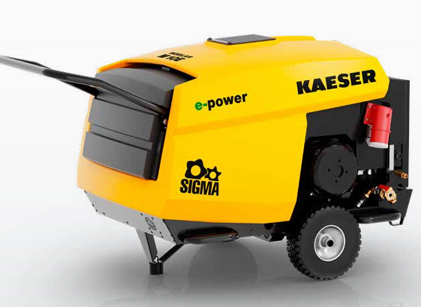 KAESER MOBILAIR M10E - Elektrischer Baukompressor mobil