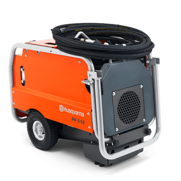 HUSQVARNA PP 518 , benzinbetriebenes Hydraulik-Aggregat