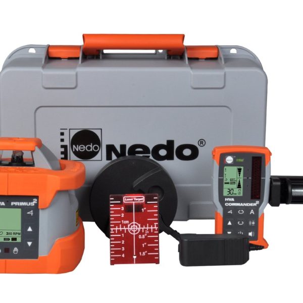 NEDO PRIMUS 2 HVA mit Commandor 2 - Rotationslaser horizontal & vertikal