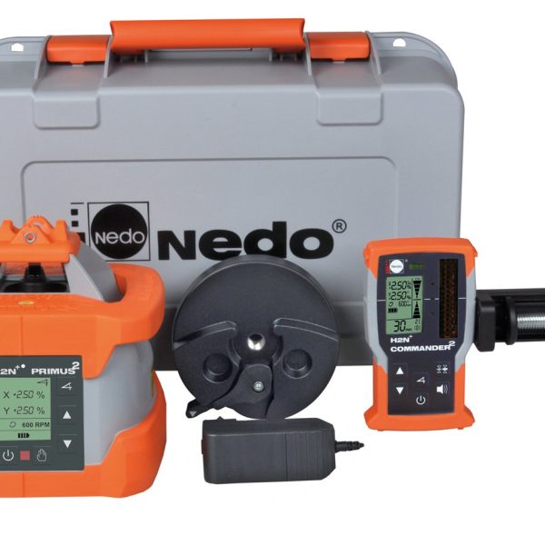 NEDO PRIMUS 2 H2N+ mit Commandor 2 - Rotations- / Neigungslaser horizontal