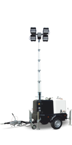 PRAMAC / Generac V20 PRO HYBRID diesel-/batteriebetriebener Lichtmast – Bild 2