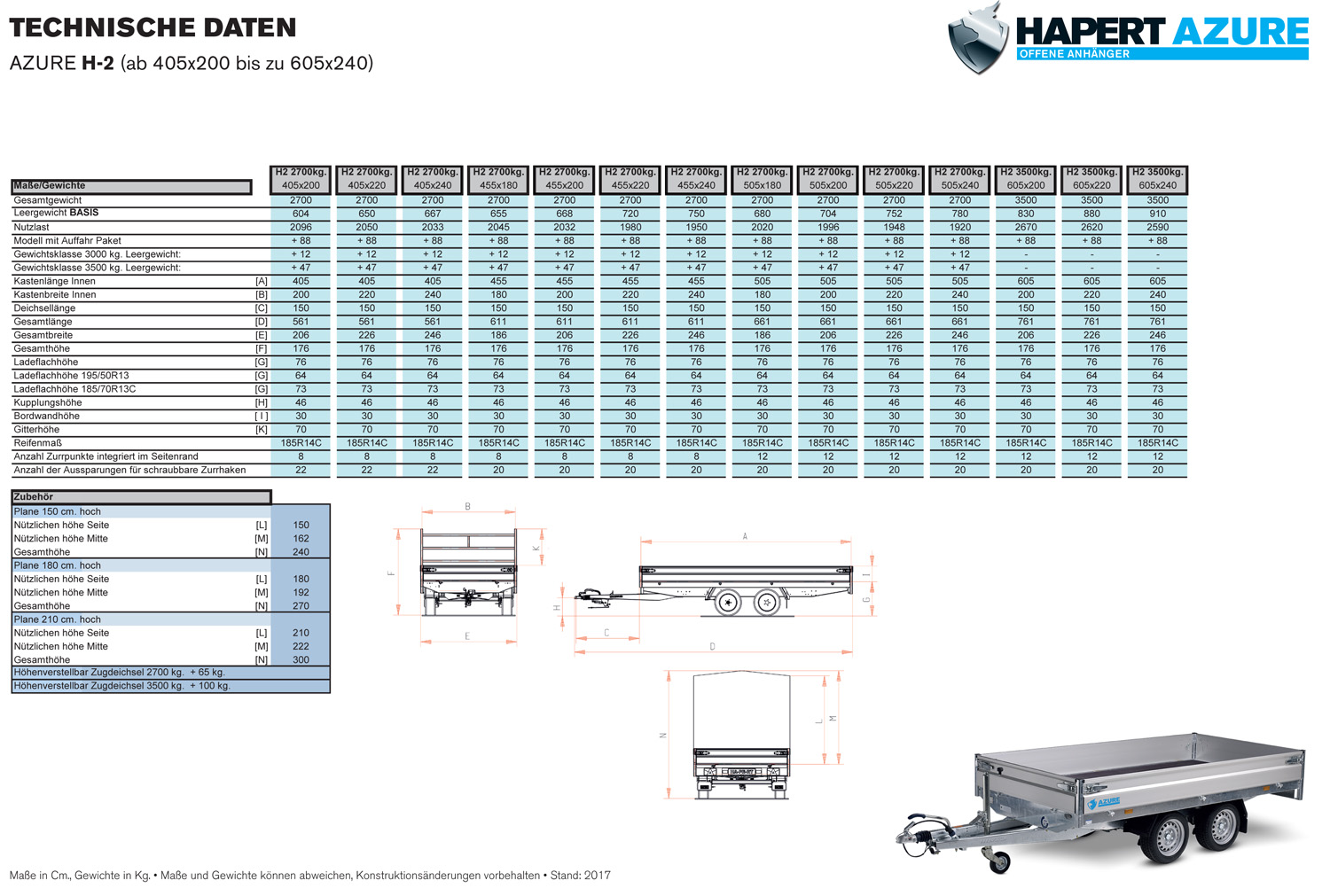Hapert Azure H-2 - 3000 - 5050 x 2400 Niedriges Fahrwerk – Bild 4