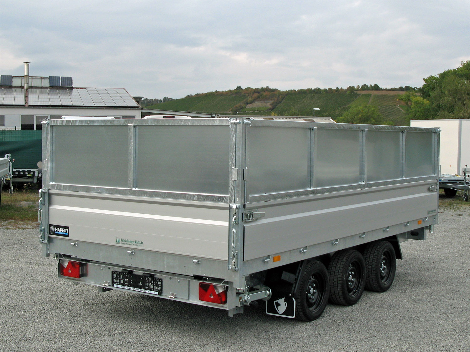 Hapert Cobalt HM-3 - 3500 3 Achs Multi Ferro Stahlblechaufsatz 600 mm, 400 mm Alu BW – Bild 4