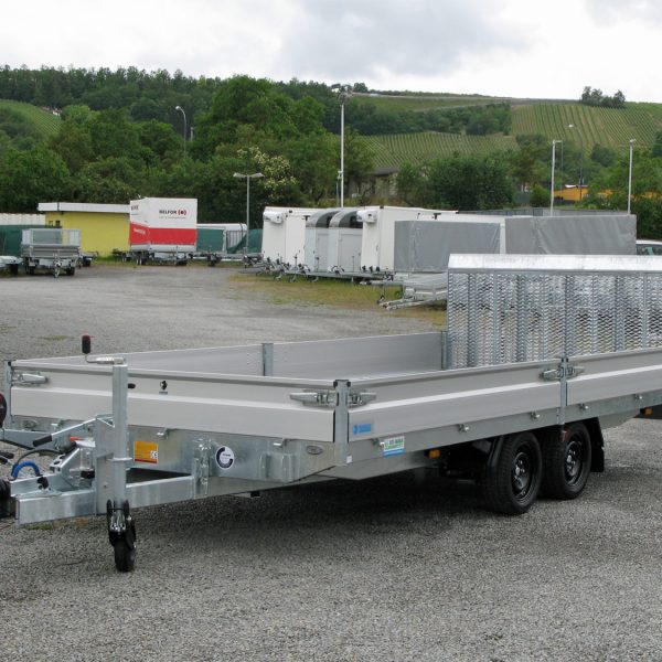 Hapert Indigo HT-2 - 3500 - 5050 x 2000 Kipphydraulik, Parabelfederung, Bordwände, Rampe