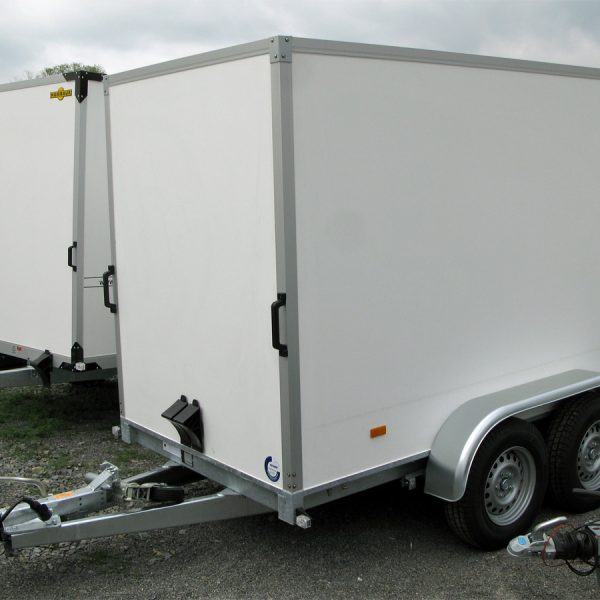 Hapert Sapphire L-2 - 2700 Tieflader-Koffer | 2 Hecktüren | Robuste Multiplex-Wände