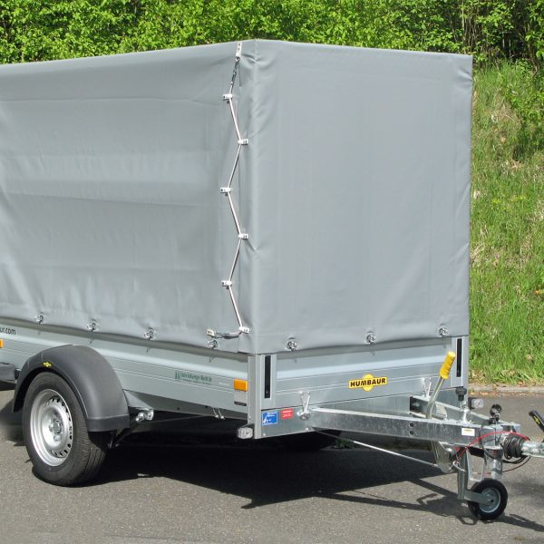 Humbaur HA132513 KV Klappbare Vorderwand und Hochplane