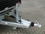 Humbaur HTK 3500.31 STAHL E-Pumpe, Gitteraufsatz, Rampen, Stützen – Bild 8