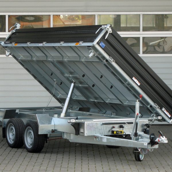 Humbaur HTK 3500.31 STAHL E-Pumpe, Rampen und Stützen