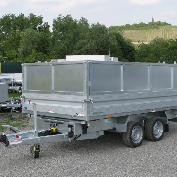 Humbaur HTK 3500.37 ALU E-Pumpe, Stahlblechaufsatz 600 mm