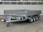 Humbaur HTK 3500.41 STAHL Tridem 3 Achser NEU – Stahlbordwand Schwarz