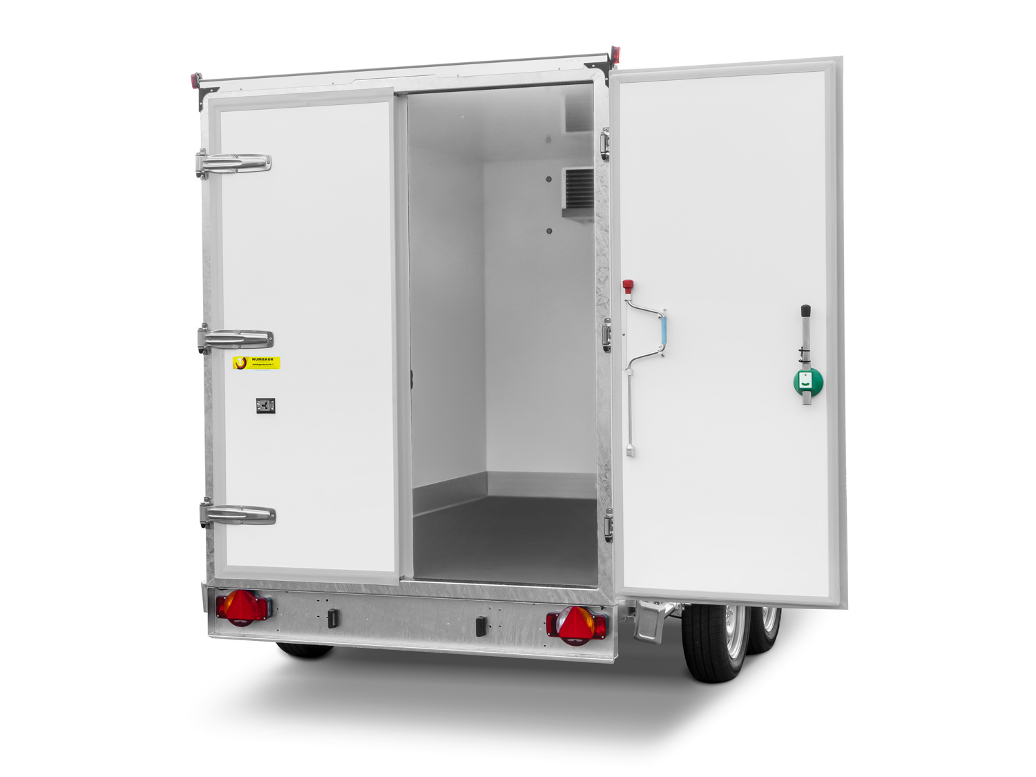 Humbaur HGK 35 42 18 - 21 PF60 Deluxe Tandem-Kühlkoffer mit leistungsstarkem Kühlaggregat – Bild 4