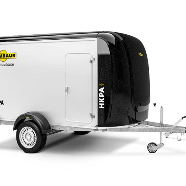 Humbaur HKPA 153217 Aerodynamischer Polybug | Aluminium-Aufbau | Airlineschienen