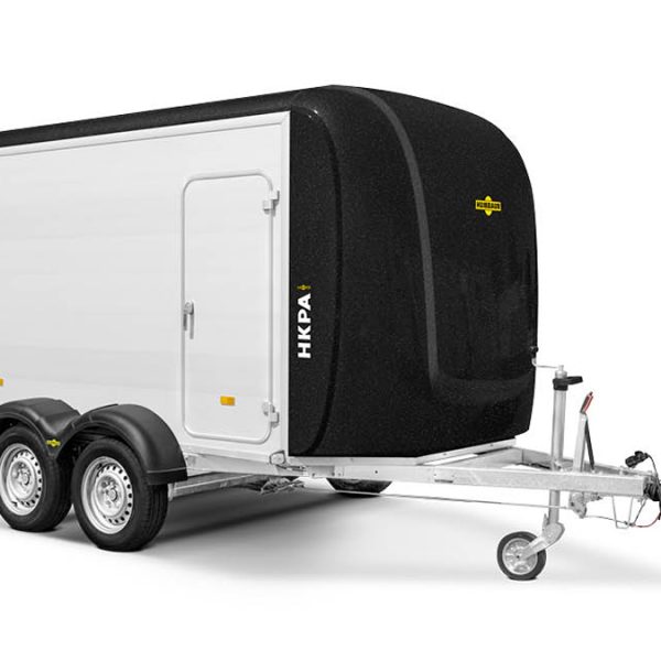 Humbaur HKPA 263217 Aerodynamischer Polybug | Aluminium-Aufbau | Airlineschienen