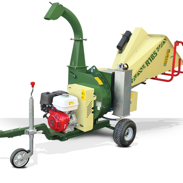 NEGRI Biohäcksler R185 / Benzin-Häcksler mit Transportfahrwerk ohne Straßenzulassung