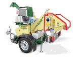 NEGRI Biohäcksler R240 / Benzin- oder Diesel-Häcksler mit Straßenfahrwerk