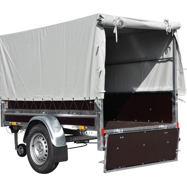 STEMA HZ 7.5-20-12.1 C Woodoxx Holzanhänger mit Hochplane