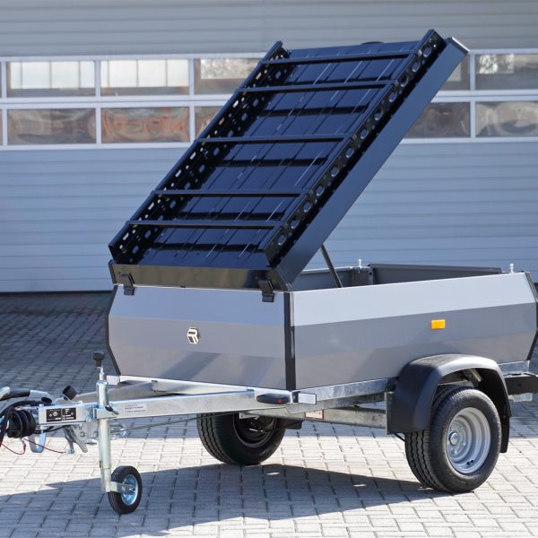 Stema RETRO ADVANCED 1000 PLUS Staubgrau mit Deckel inkl. Reling