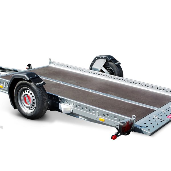 STEMA WOM 1500 STS O2 15-30-17.1 Absenkanhänger mit elektrischer Pumpe – 100 km/h Zulassung