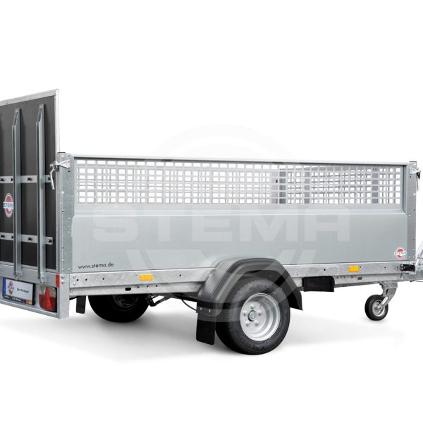 STEMA MUT O2 13-30-15.1 Gitterbeplankung halboffen, Teleskopkurbelstütze