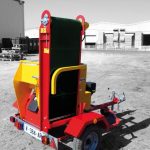 RABAUD XYLOSCIE 700 M mit Förderband 1,3 mtr. | Benzin-Kreissäge mit Wippe – Bild 2