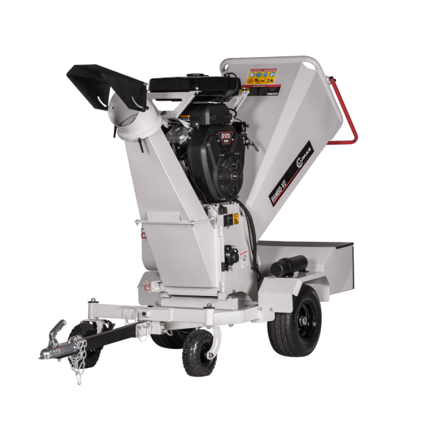 LUMAG RAMBO-V2 - Benzin-Trommelhäcksler V-2-Zylinder