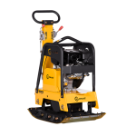 LUMAG RP-160HPC - Rüttelplatte reversierbar mit 160 kg inkl. Transportfahrwerk und Gummimatte – Bild 2