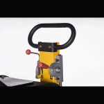 LUMAG RP-300HPCA - Rüttelplatte reversierbar mit 262 kg inkl. Transportfahrwerk und Gummimatte – Bild 6