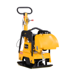 LUMAG RPi25N - Rüttelplatte reversierbar mit 131 kg inkl. Transportfahrwerk und Gummimatte – Bild 2