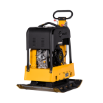 LUMAG RPi38D - Rüttelplatte reversierbar mit 292 kg inkl. Transportfahrwerk und Gummimatte