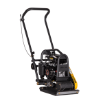 LUMAG VP 60 - Rüttelplatte vorlaufend mit 58 kg inkl. Transportfahrwerk und Gummimatte – Bild 2