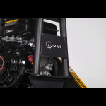 LUMAG VP 60 - Rüttelplatte vorlaufend mit 58 kg inkl. Transportfahrwerk und Gummimatte – Bild 4