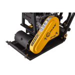 LUMAG VP 60 - Rüttelplatte vorlaufend mit 58 kg inkl. Transportfahrwerk und Gummimatte – Bild 3